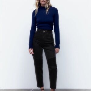 ZARA Mom Fit‎ Biker Jeans
